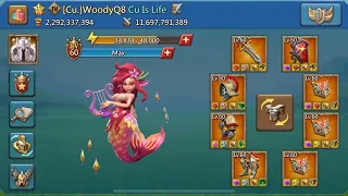 WOODYQ8  IN BARON - PUSHING KW HUNTER DRAGON TO VICTORY  FT Cu. KW - FEUDAL WAR - Lords Mobile