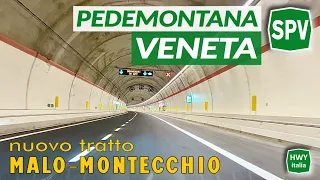 APERTO ultimo tratto PEDEMONTANA VENETA | Malo - Montecchio Maggiore SPV
