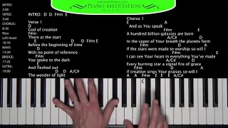 So Will I (100 Billion X) MELODY LESSON - How to Play on the Piano [A]