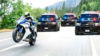 When Police Chase Idiots on Motorcycles #2