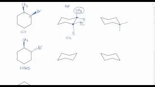 Determining cis/trans on cyclohexanes