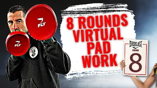 Hit Pads With Me | 8 Rounds Virtual Pad Work Boxing Training