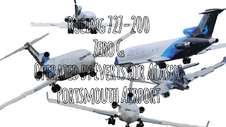 Boeing 727-200 takeoff from Portsmouth