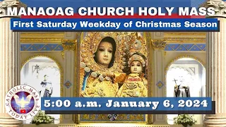 CATHOLIC MASS  OUR LADY OF MANAOAG CHURCH LIVE MASS TODAY Jan 06, 2024  5:00a.m. Holy Rosary