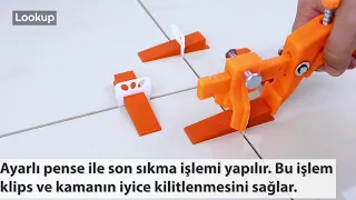 Seramik Seviye Tespit Sistemleri Kama + Klips Aparatı