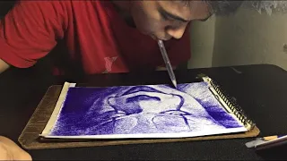 Penny wise Drawing using my mouth | Challenge | Guhit Jes