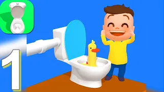 Toilet Games 3D - Gameplay Walkthrough Part 1 Levels 1-60 (Android,iOS)