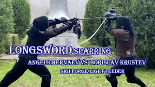 Sigi Light Feders - First intense sparring with Borislav Krustev