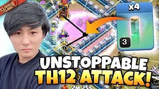 PROs put TH12 Lavaloon Attacks to the TEST!  Best TH12 Attack Strategies in Clash of Clans