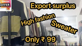 Export surplus high fashion sweater for order 96251 45524