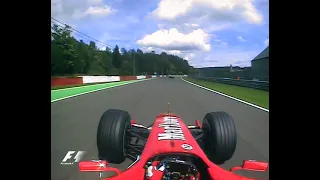 F1 Formula One Spa 2004 - Michael Schumacher Formation Lap Action!