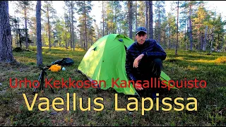 Urho Kekkosen Kansallispuisto. Vaellus lapin erämaassa. Muorravaarakanruoktu