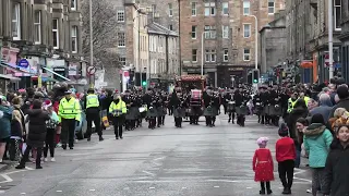 Jingle Bells on the Bagpipes - Stockbridge Santa Parade 2022