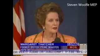 Margaret Thatcher on the European Union (National Press Club, Washington DC, 1995)
