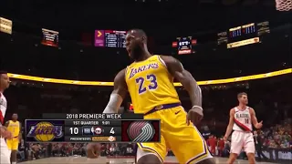 LEBRON JAMES RIM-ROCKING DUNKS