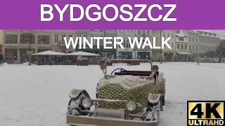 Bydgoszcz - spacer po mieście | zima | śnieg