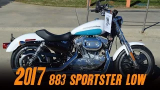 2017 Harley-Davidson® XL883L - SuperLow® Crushed Ice & Teal Pearl