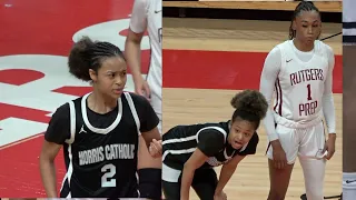 Morris Catholic vs Rutgers Prep - Girls Non Public Championship - Twin Backcourt, Mikayla Blakes