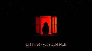 girl in red - you stupid bitch (lyrics video)