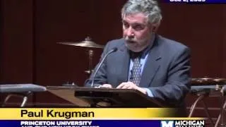 2009 Citigroup Foundation Lecture - Paul Krugman - 10/02/09