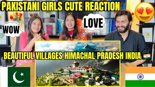 PAK🇵🇰 GIRLS REACTION ON BEAUTIFUL VILLAGES OF HIMACHAL PRADESH INDIA 🇮🇳KINNAUR VALLEY- KALPA & NAKO