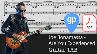 Joe Bonamassa - Are You Experienced? - A New Day Yesterday Live Guitar Tabs [TABS]