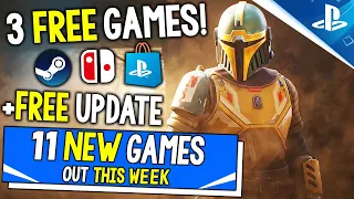 11 NEW Games Out THIS WEEK! 3 FREE Games, Big Free Update, 2 Huge Expansions + More New Games