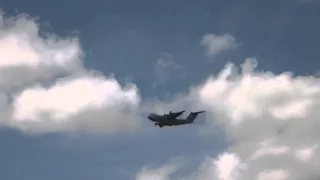 Another aerobatic display by the Airbus A400M at the 2015 Paris Air Show