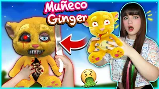 🚫 ABRO MUÑECO TALKING GINGER ATERRADOR!! 🔪😱 *Le quité el cuerpo y es HORRIBLE*