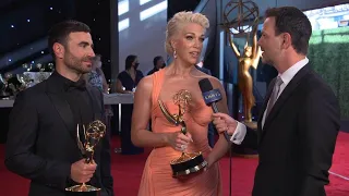 Hannah Waddingham and Brett Goldstein: 73rd Emmys Winnerview