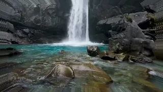 The sound of water fountain and waterfall is relaxing for sleep 😴 #tiktok #ahorts