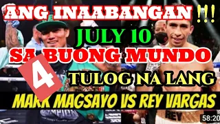 MAGSAYO VS VARGAS-THE PHILS VS MEXICAN RIVALRY-BOTH UNDEFEATED-WBC FEATHERWORLD WORLD CHAMPIONSHIP