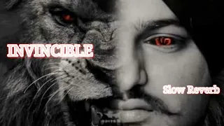 Sidhu Moose Wala New Song Invincible (Slow Reverb)