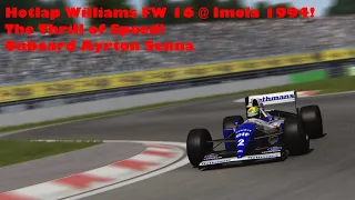 AC - The Thrill of Speed - Hotlap Imola ´94 Williams FW 16 A. Senna onboard cam (no crash) [ReShade]