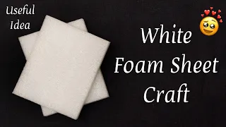 White Foam Sheet Craft Ideas | Craft with Foam Sheets | Best Out Of Waste | Home Decor Ideas