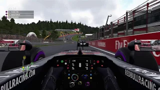 F1 2017 Game - Max VERSTAPPEN - Belgian Grand Prix HD