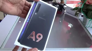 Unboxing Samsung Galaxy A9 2018 Caviar Black color