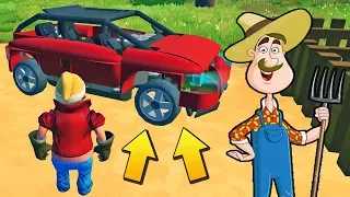 МИХАЛЫЧ ВЕНУЛСЯ С ЗАРОБОТКОВ НА НОВОЙ МАШИНЕ !!! МУЛЬТИК в Scrap Mechanic !!!