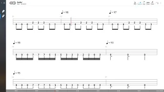 Limp Bizkit - Rollin' (BASS TAB PLAY ALONG)