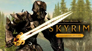 Skyrim AE - Легенда, Выживание и Лучник! 49 Новый билд. Я, ЭБОНИТОВЫЙ ВОИН с 80 ХП.