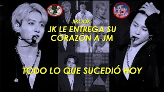JIKOOK - ¡JK LE ENTREGA SU CORAZON A JM DELANTE DE ARMY! / TODO LO QUE PASO HOY