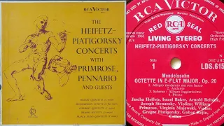 Mendelssohn: Octet in E Flat Major Op 20 (Heifetz - Piatigorsky Concerts) - LP Restoration