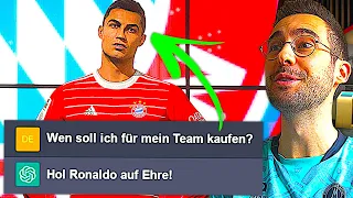 EINE KI BESTIMMT MEIN FIFA 23 KARRIEREMODUS TEAM !!! 🤖😂