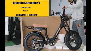 Fat bike electrique 45kmh! Onemile Scrambler V //déballage et premières impressions 🚴🏽