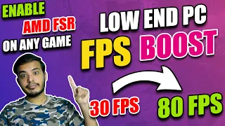 How to Enable AMD FSR on Any Game | Windows 11 Low End PC FPS Boost | Lossless Scaling VS Magpie