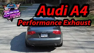 Audi A4 2.0L Turbo - ECS Cat-Back Exhaust System Review & Install