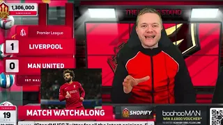 Manchester United fan Mark Goldbridge hilarious reaction to Salah goal for Liverpool 😂🤦‍♂️#LIVMUN