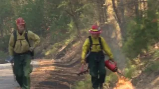 US Forest Service conducting a prescribed burn in Montgomery and Craig Counties