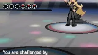 Pokemon Black & White 2 World Tournament vs Cynthia