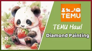 #Temu #Haul #DiamondPainting - crystal drills order & more